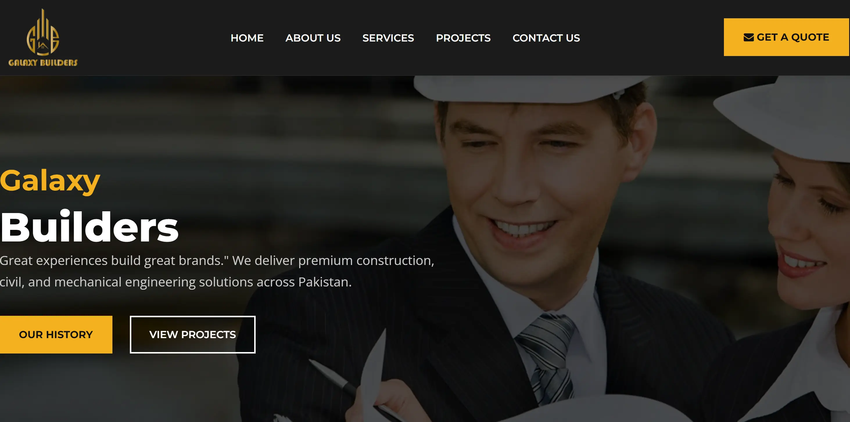 Galaxy Builders Next.js SSG Website Case Study